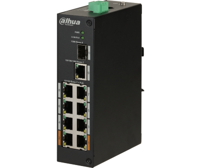 DAHUA DH-PFS3110-8ET-96 8-портовый неуправляемый коммутатор с РОЕ, уличное исполнение